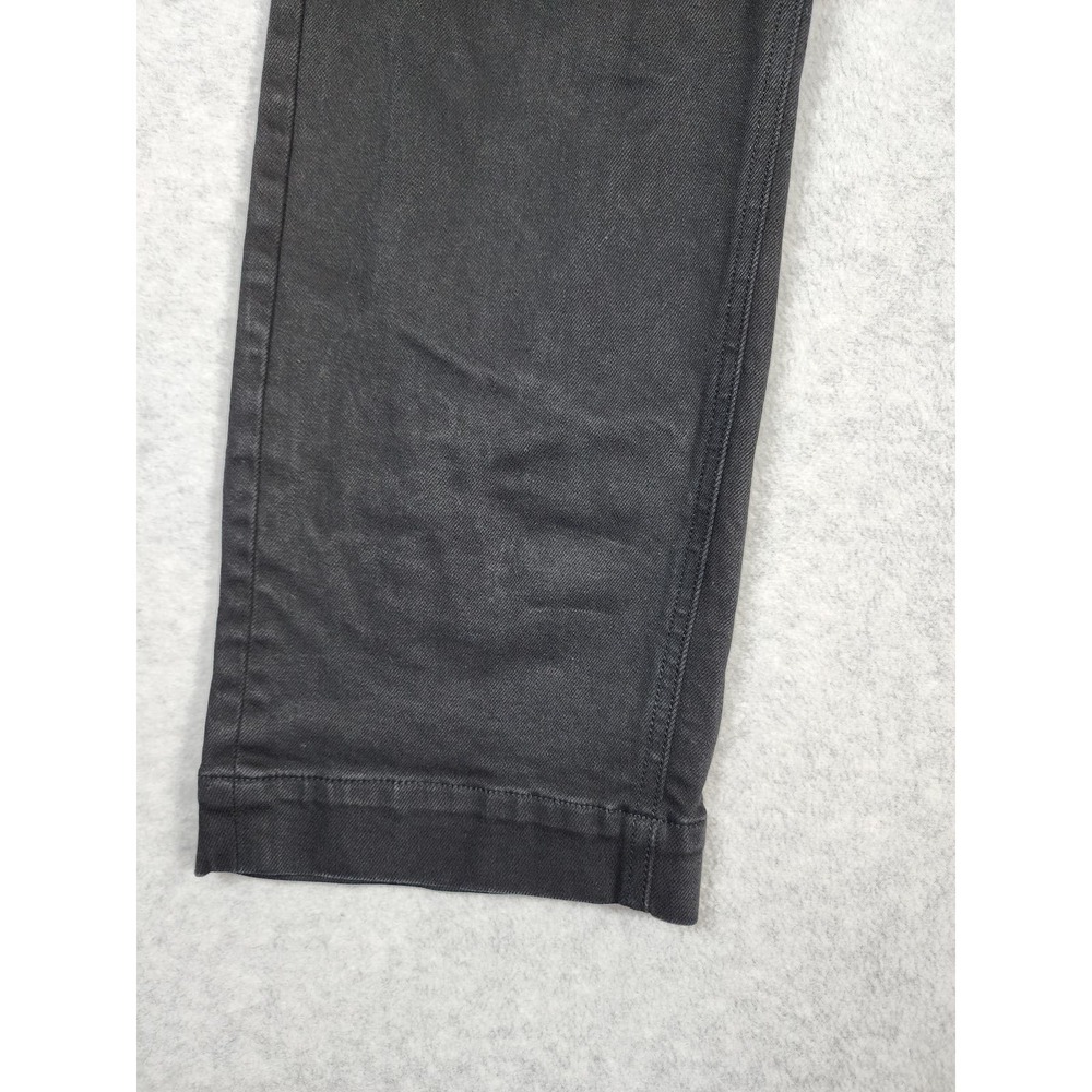 Everlane Women's Black Cropped Straight Regular Denim Jean Size‎ 6 High Waisted - Picture 3 of 11